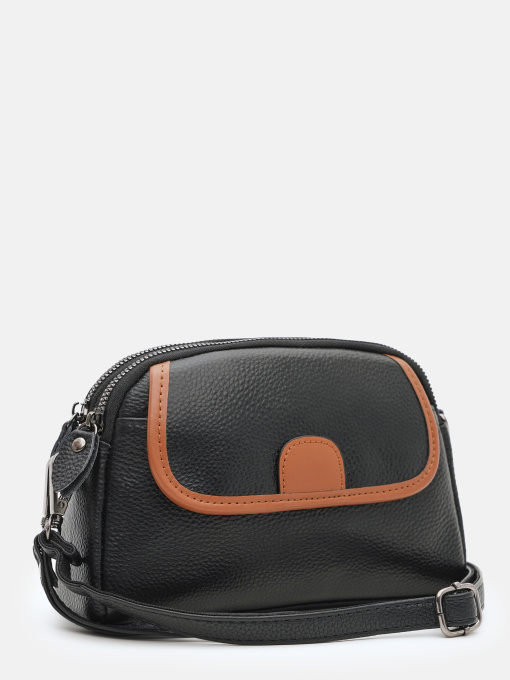 Сумки Borsa Leather модель K12507bl-black Фото