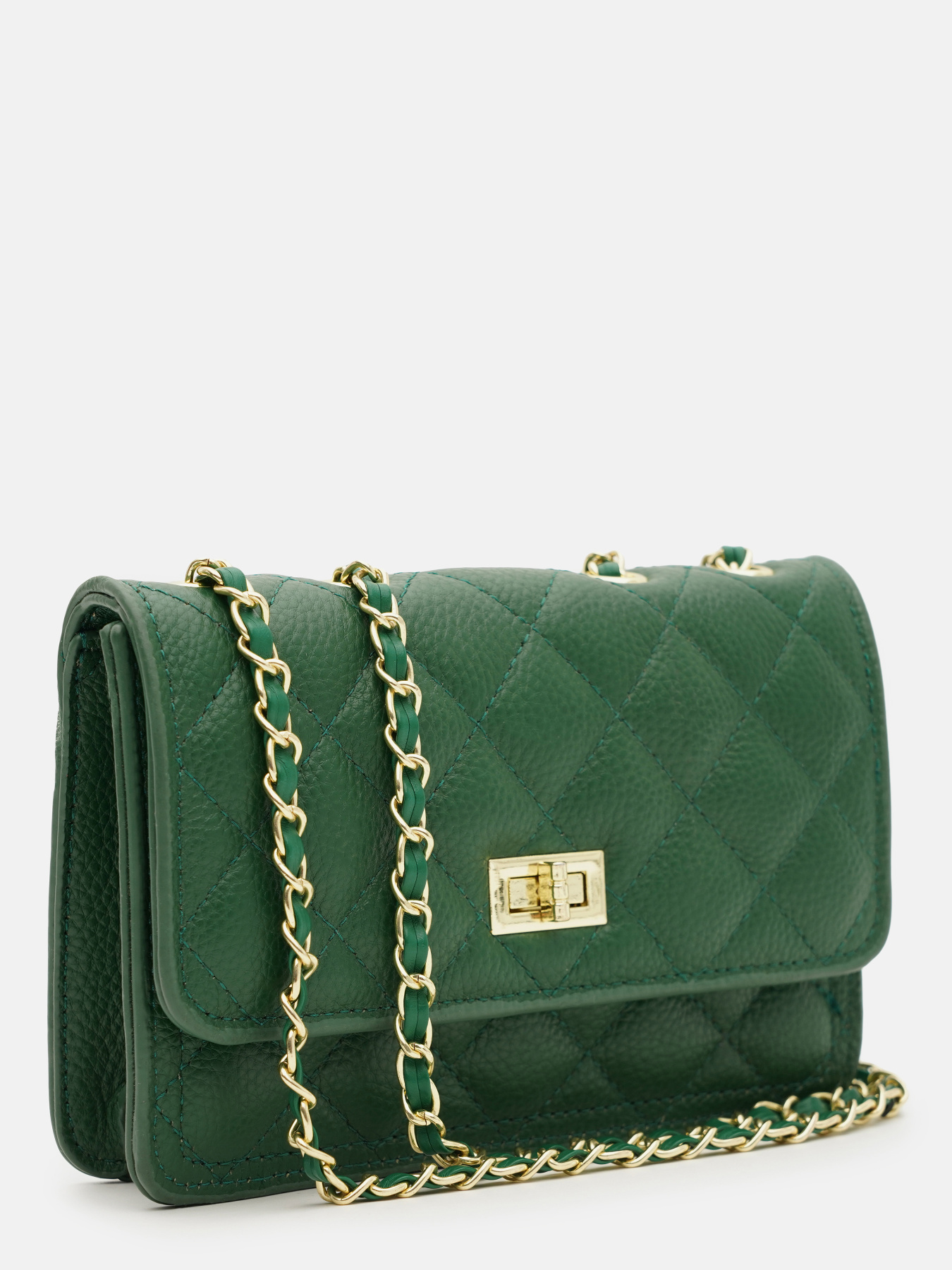 Сумки Borsa Leather модель K11512z-green Фото