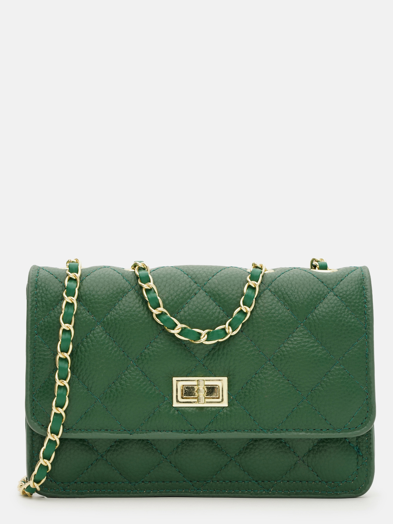 Сумки Borsa Leather модель K11512z-green Фото
