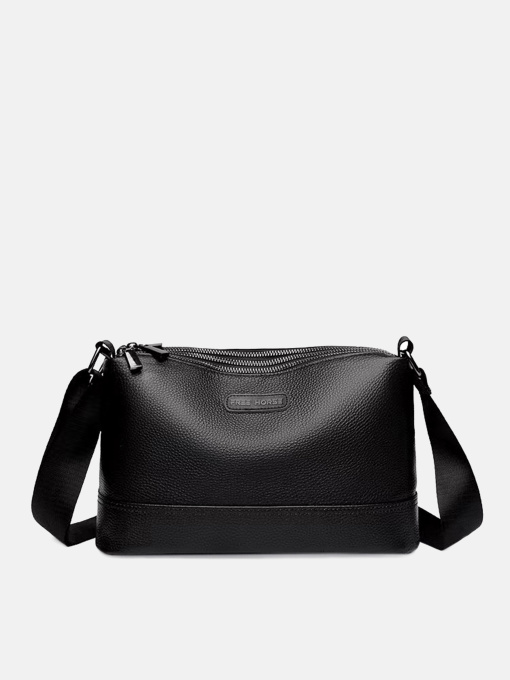 Сумки Borsa Leather модель k12511bl-black Фото