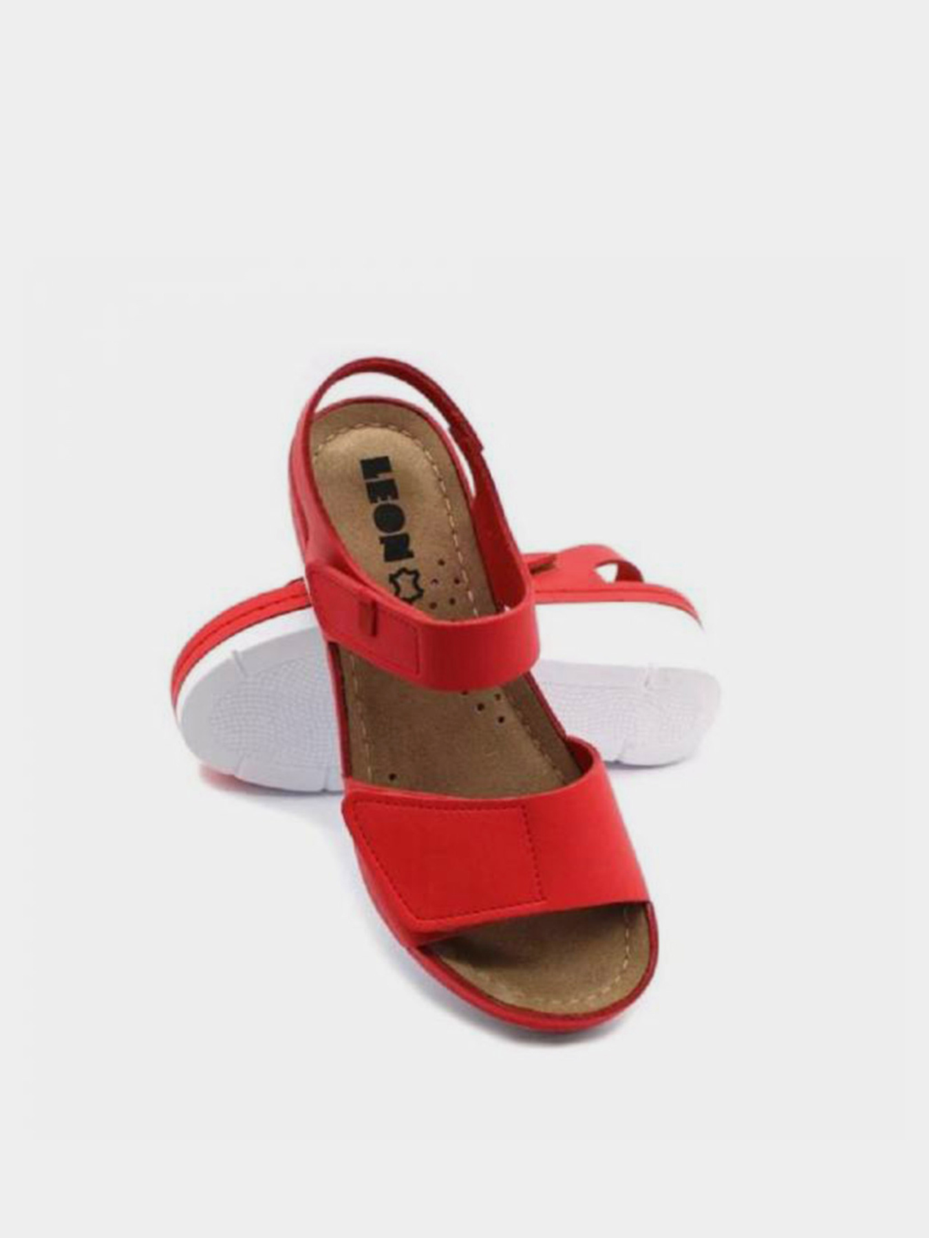Босоножки Leon модель 1080-Red Фото