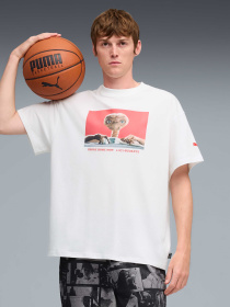 Футболки і поло PUMA Hoops x E.t. Tee I модель 633103 Фото