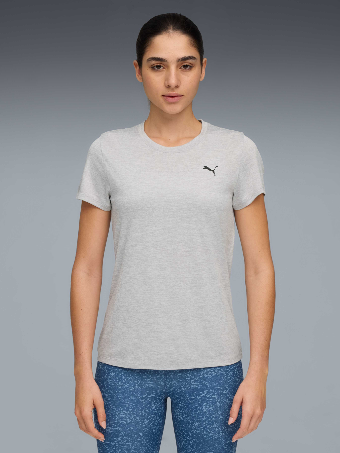 Футболки і поло PUMA W Tad Essential Heather Tee модель 525891 Футболки і поло PUMA W Tad Essential Heather Tee модель 525891 Фото