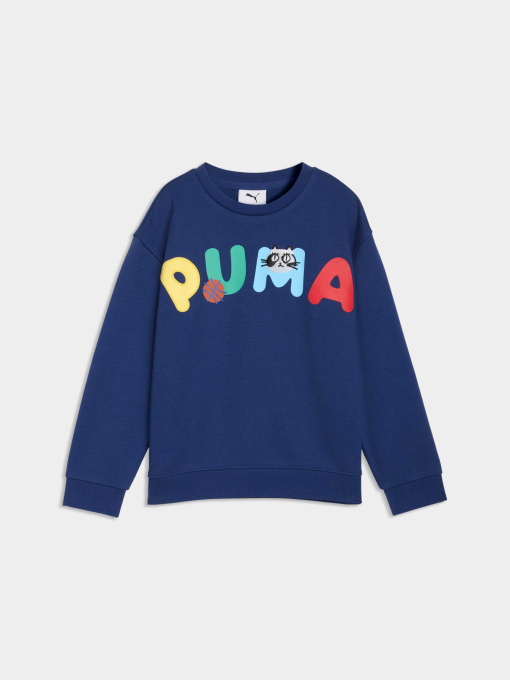 Худи и свитшоты PUMA Sporty Cats Relaxed Crew модель 634551 Фото