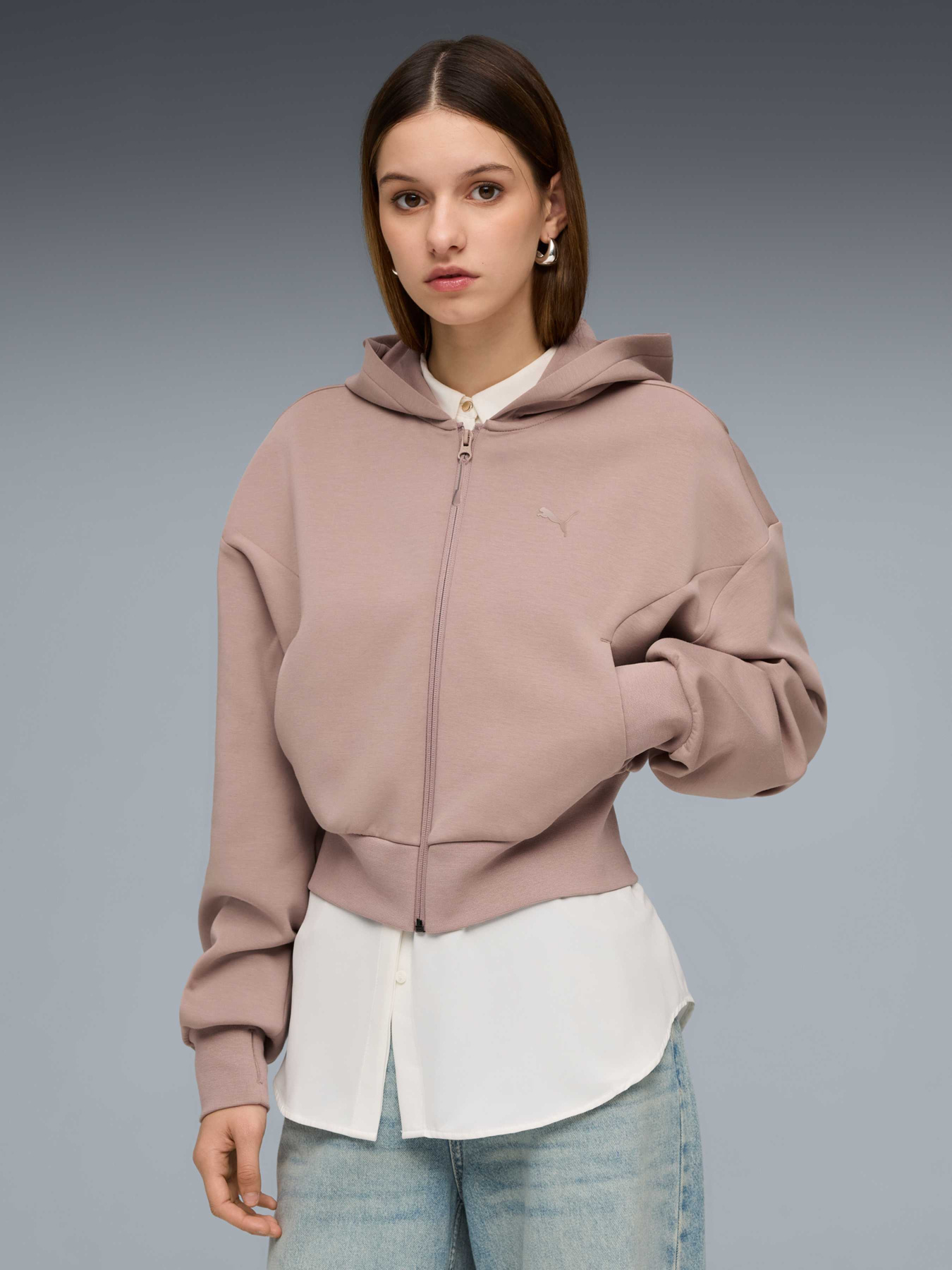 Худи и свитшоты PUMA Tech Sense Fz Hoodie Dk модель 634571 Худи и свитшоты PUMA Tech Sense Fz Hoodie Dk модель 634571 Фото