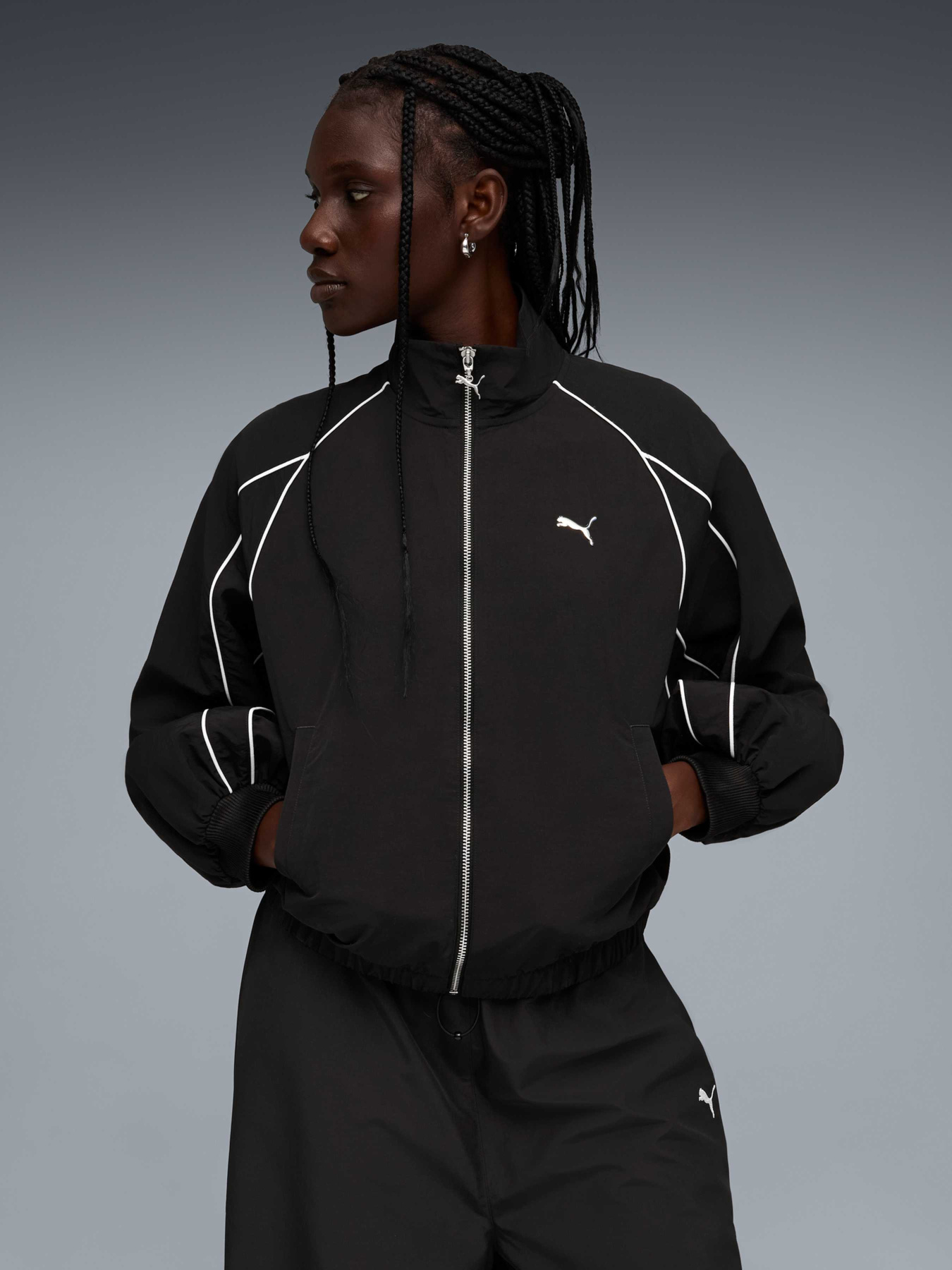 Худи и свитшоты PUMA T7 Balloon Sleeve Jacket Wv модель 634558 Худи и свитшоты PUMA T7 Balloon Sleeve Jacket Wv модель 634558 Фото