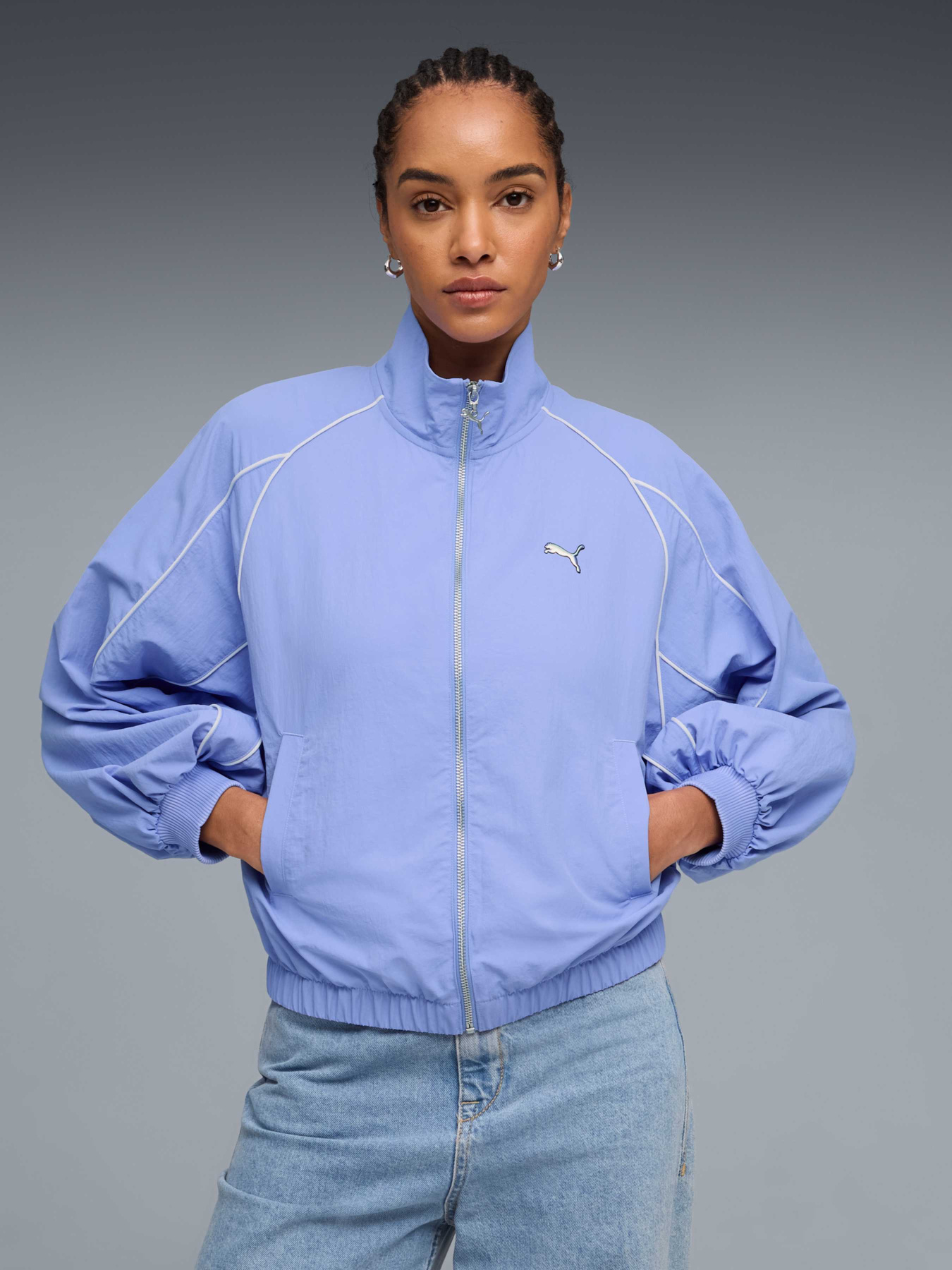 Худи и свитшоты PUMA T7 Balloon Sleeve Jacket Wv модель 634558 Худи и свитшоты PUMA T7 Balloon Sleeve Jacket Wv модель 634558 Фото