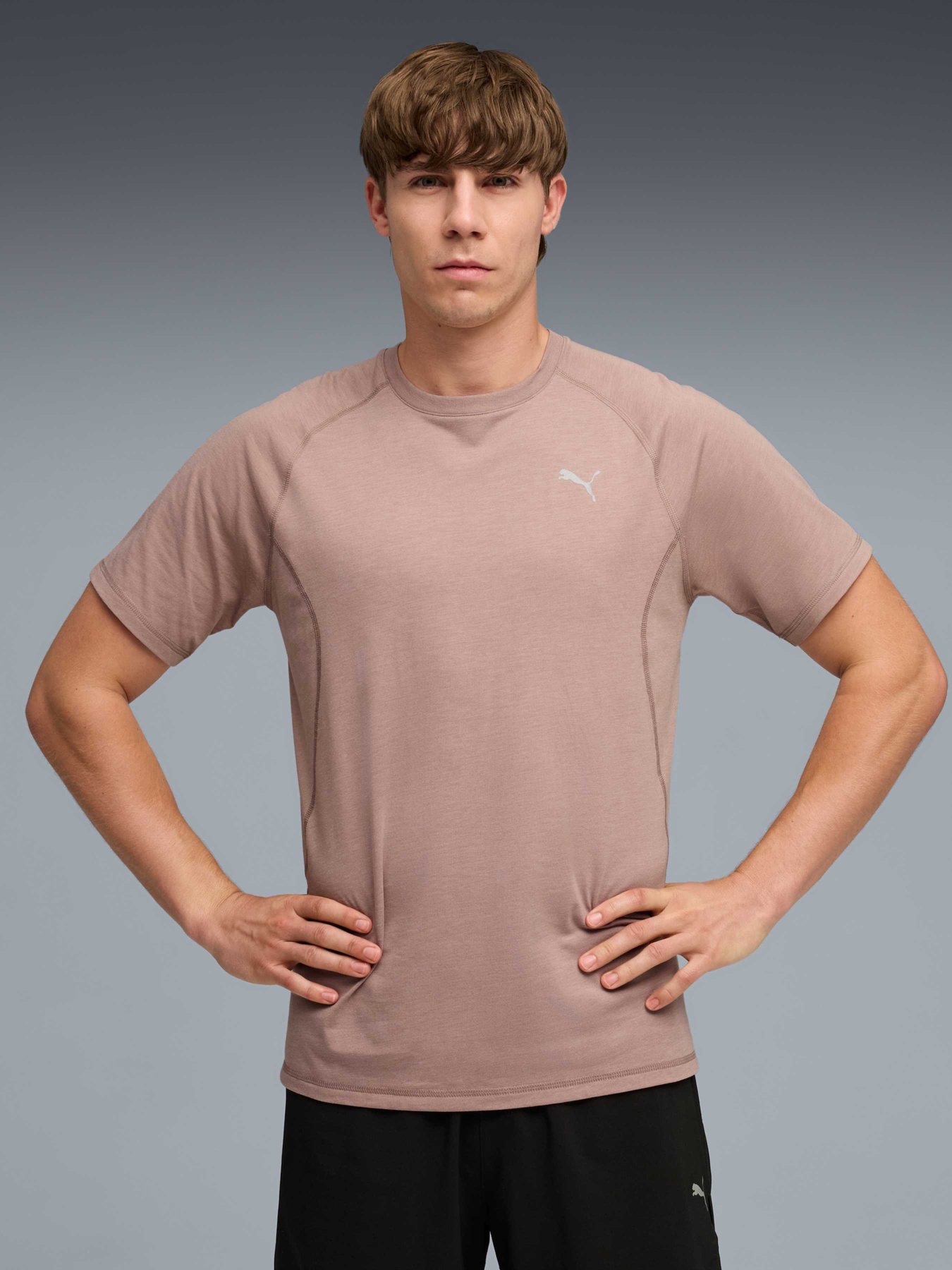 Футболки и поло PUMA Run Velocity Tee Tri-blend модель 526603 Футболки и поло PUMA Run Velocity Tee Tri-blend модель 526603 Фото