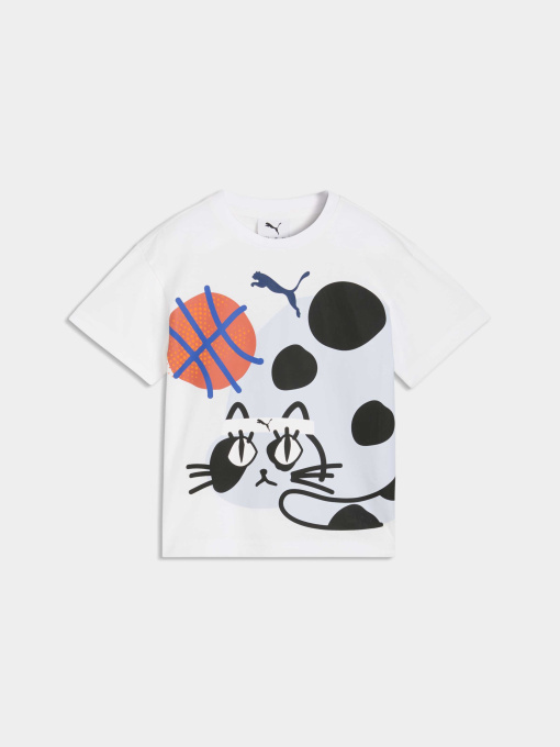 Футболки і поло PUMA Sporty Cats Graphic Tee модель 634549 Фото