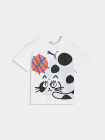 Футболки і поло PUMA Sporty Cats Graphic Tee модель 634549 Фото