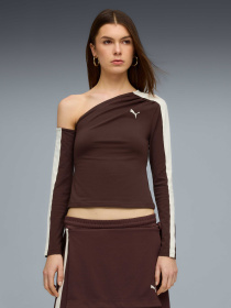 Худи и свитшоты PUMA T7 Asymmetric Longsleeve модель 634623 Фото