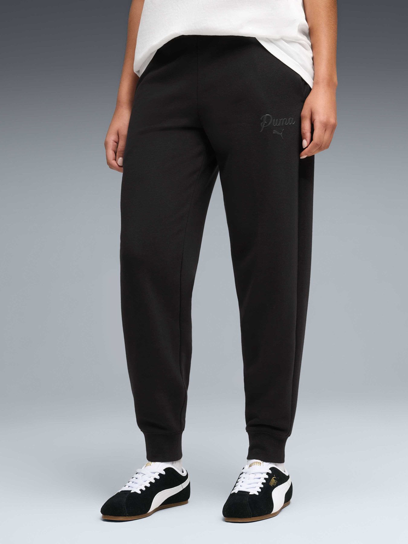 Брюки PUMA Ess Script Sweatpants модель 691763 Фото