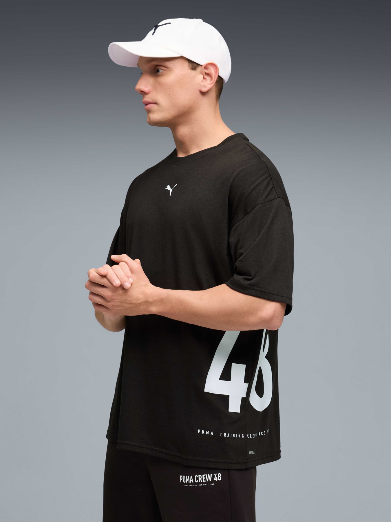 Футболки и поло PUMA M Graphic Oversized Tee модель 528528 Футболки и поло PUMA M Graphic Oversized Tee модель 528528 Фото