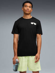 Футболки и поло PUMA M Run Nitro Graphic Tee модель 528449 Фото