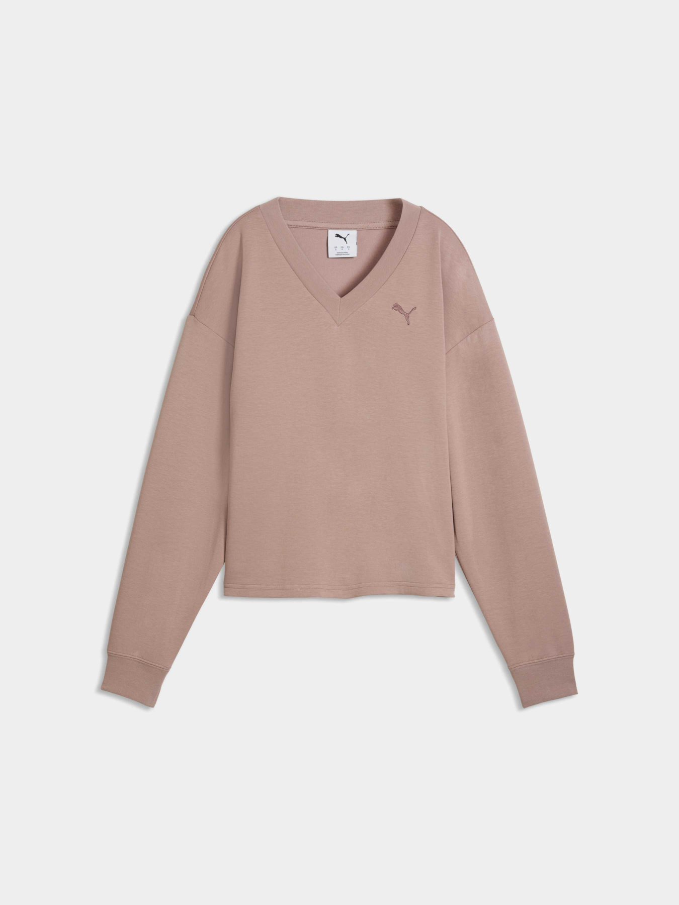 Худі та світшоти PUMA Ess Elevated V-neck Crew Dk модель 691816 Фото