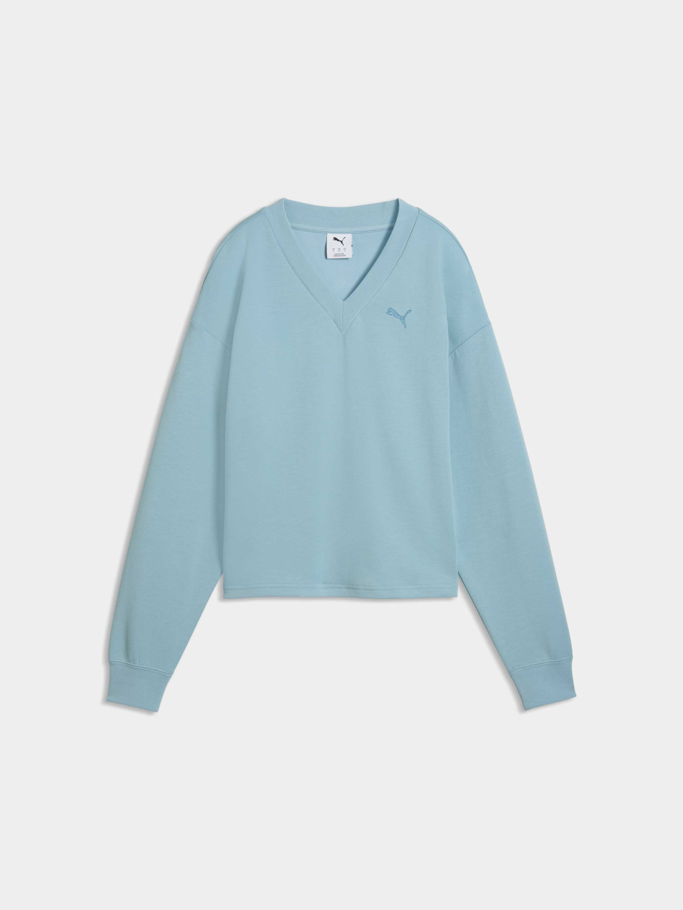 Худі та світшоти PUMA Ess Elevated V-neck Crew Dk модель 691816 Фото
