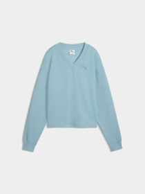 Худі та світшоти PUMA Ess Elevated V-neck Crew Dk модель 691816 Фото