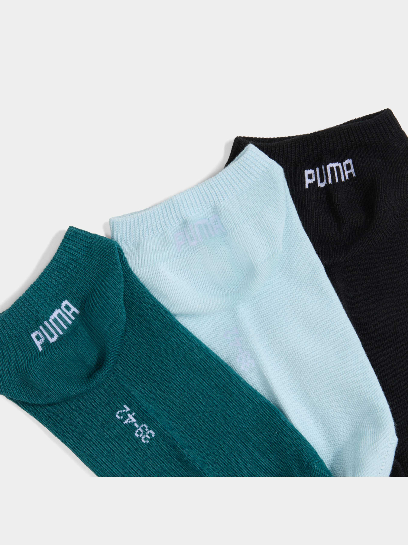 Носки и гольфы PUMA Unisex Sneaker Plain 3p модель 938624 Фото