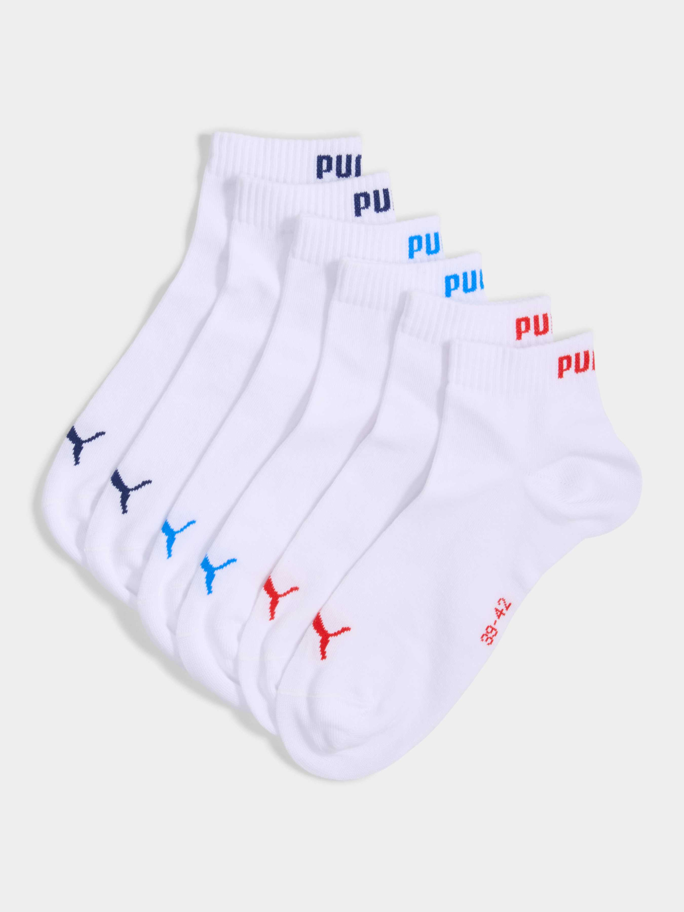 Шкарпетки та гольфи PUMA Unisex Quarter Plain 3p модель 938589 Фото