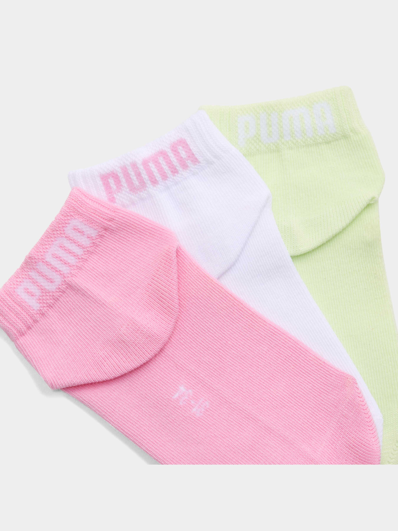 Шкарпетки та гольфи PUMA Kids Plain Quarter 3p модель 938809 Шкарпетки та гольфи PUMA Kids Plain Quarter 3p модель 938809 Фото