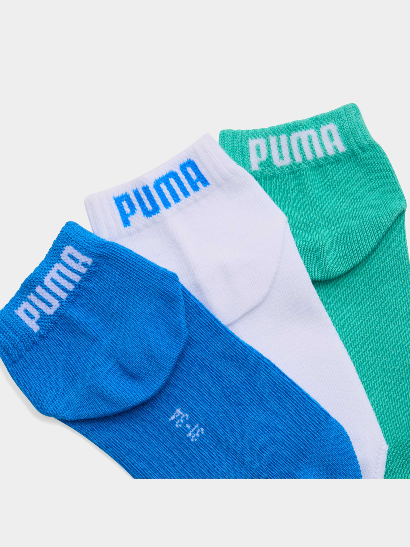 Носки и гольфы PUMA Kids Plain Quarter 3p модель 938809 Фото