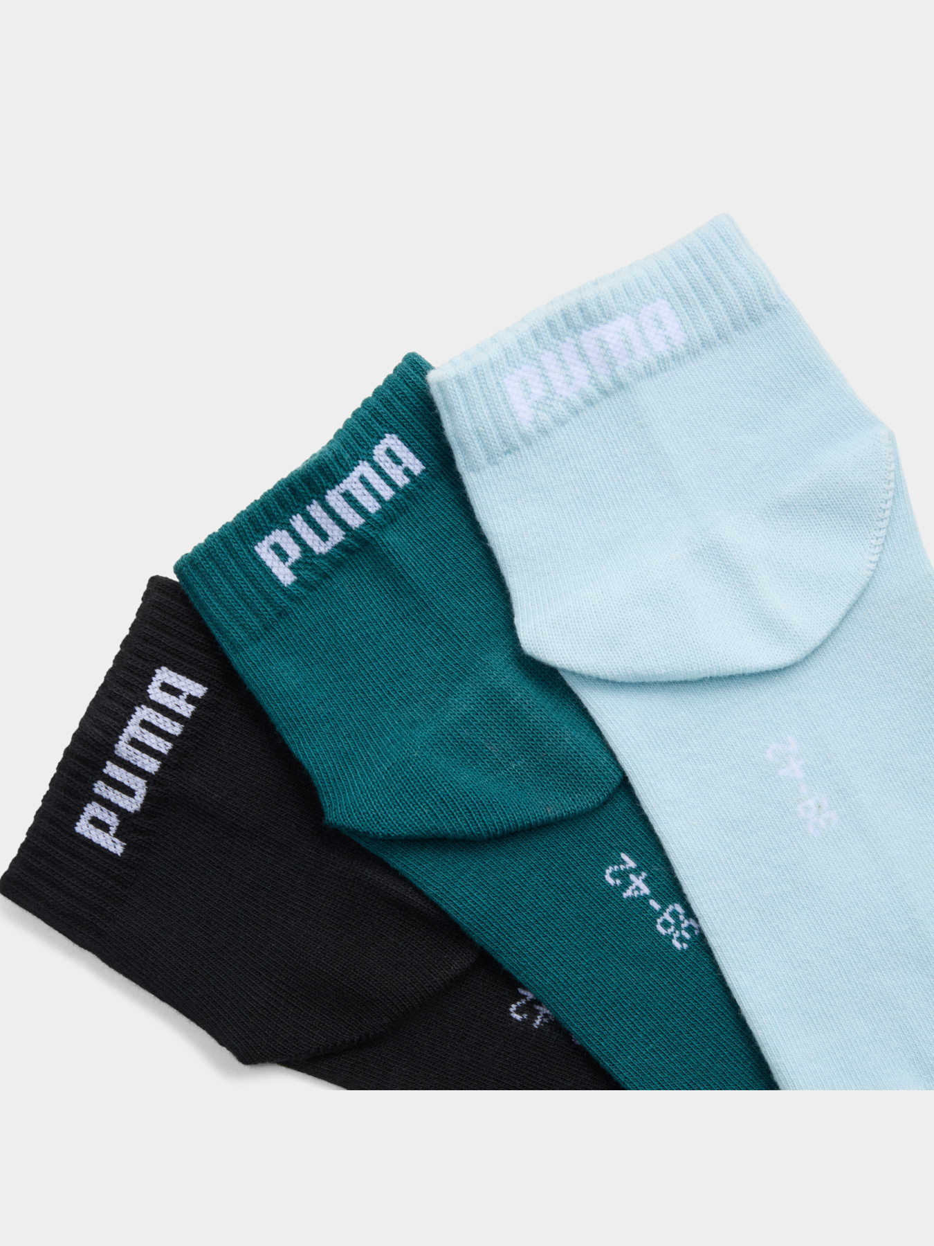 Шкарпетки та гольфи PUMA Unisex Quarter Plain 3p модель 938589 Шкарпетки та гольфи PUMA Unisex Quarter Plain 3p модель 938589 Фото