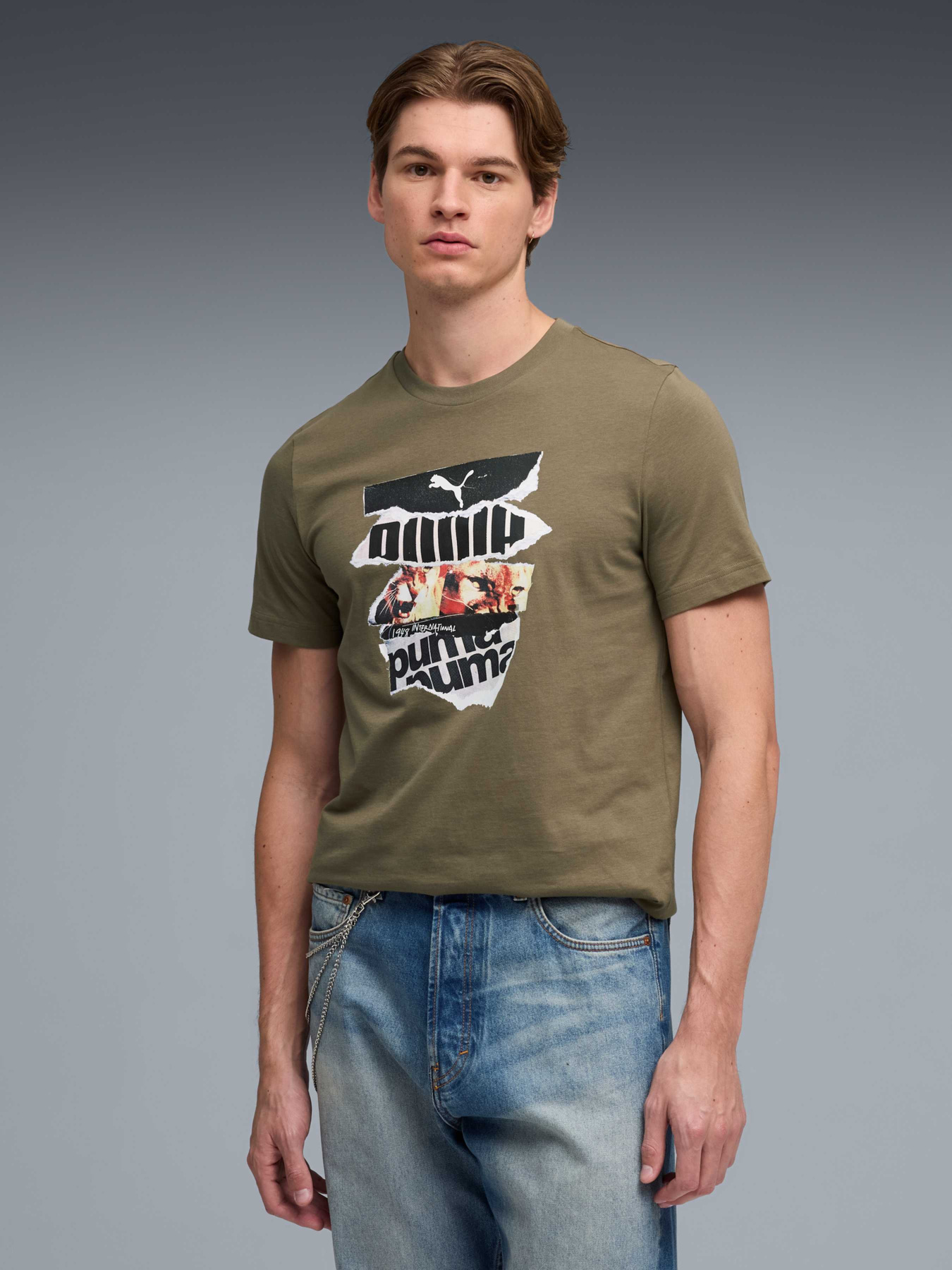 Футболки и поло PUMA Graphic Tee модель 693010 Футболки и поло PUMA Graphic Tee модель 693010 Фото
