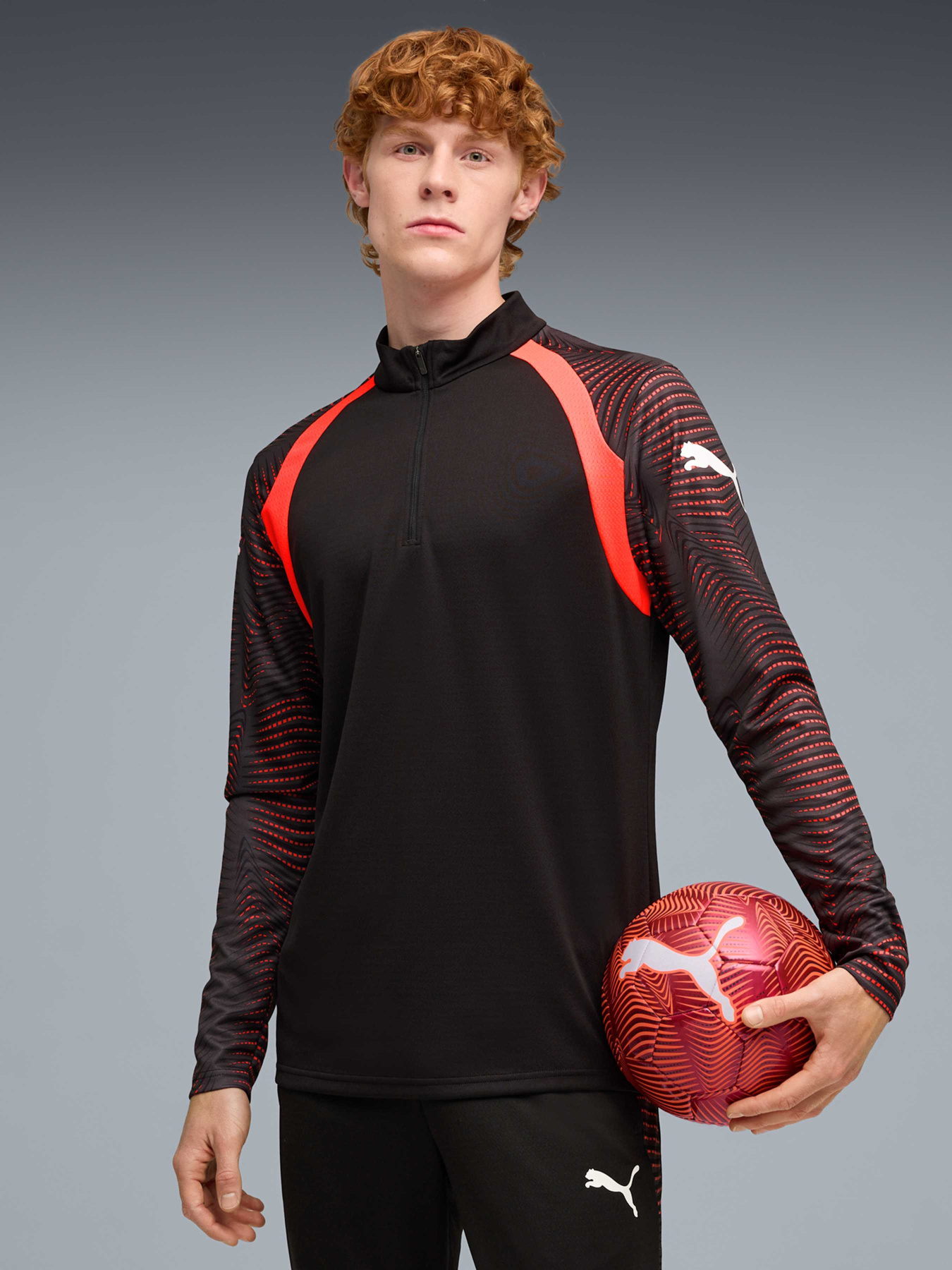 Худи и свитшоты PUMA Individualfinal 1/4 Zip Top модель 660426 Фото