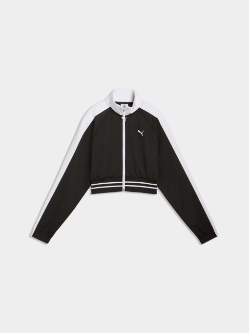 Худі та світшоти PUMA T7 Pique Cropped Jacket модель 634556 Фото