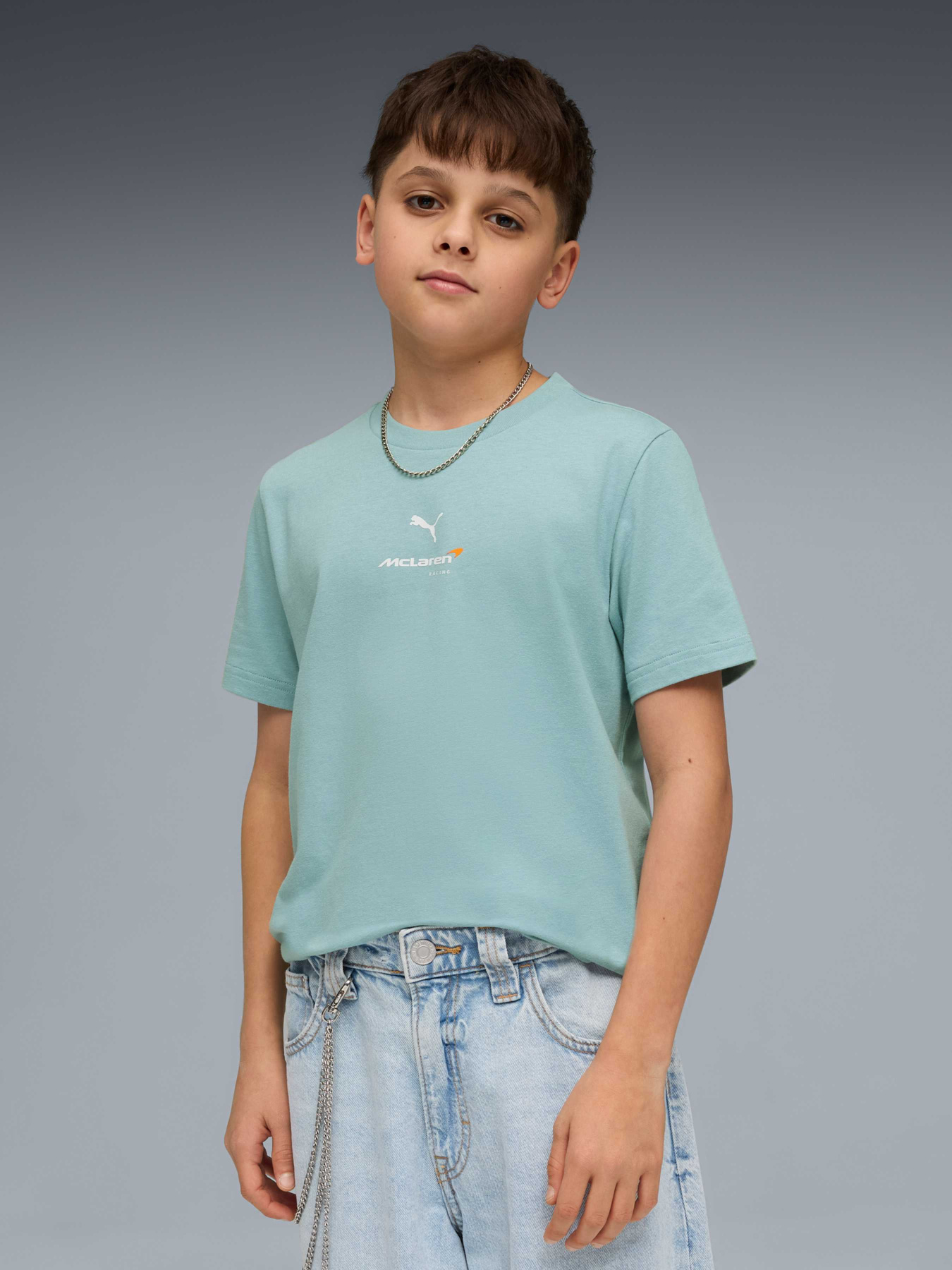 Футболки і поло PUMA Mclaren Small Logo Tee Kids модель 637503 Футболки і поло PUMA Mclaren Small Logo Tee Kids модель 637503 Фото
