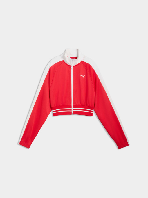 Худи и свитшоты PUMA T7 Pique Cropped Jacket модель 634556 Фото