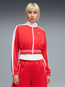 Худи и свитшоты PUMA T7 Pique Cropped Jacket модель 634556 Фото
