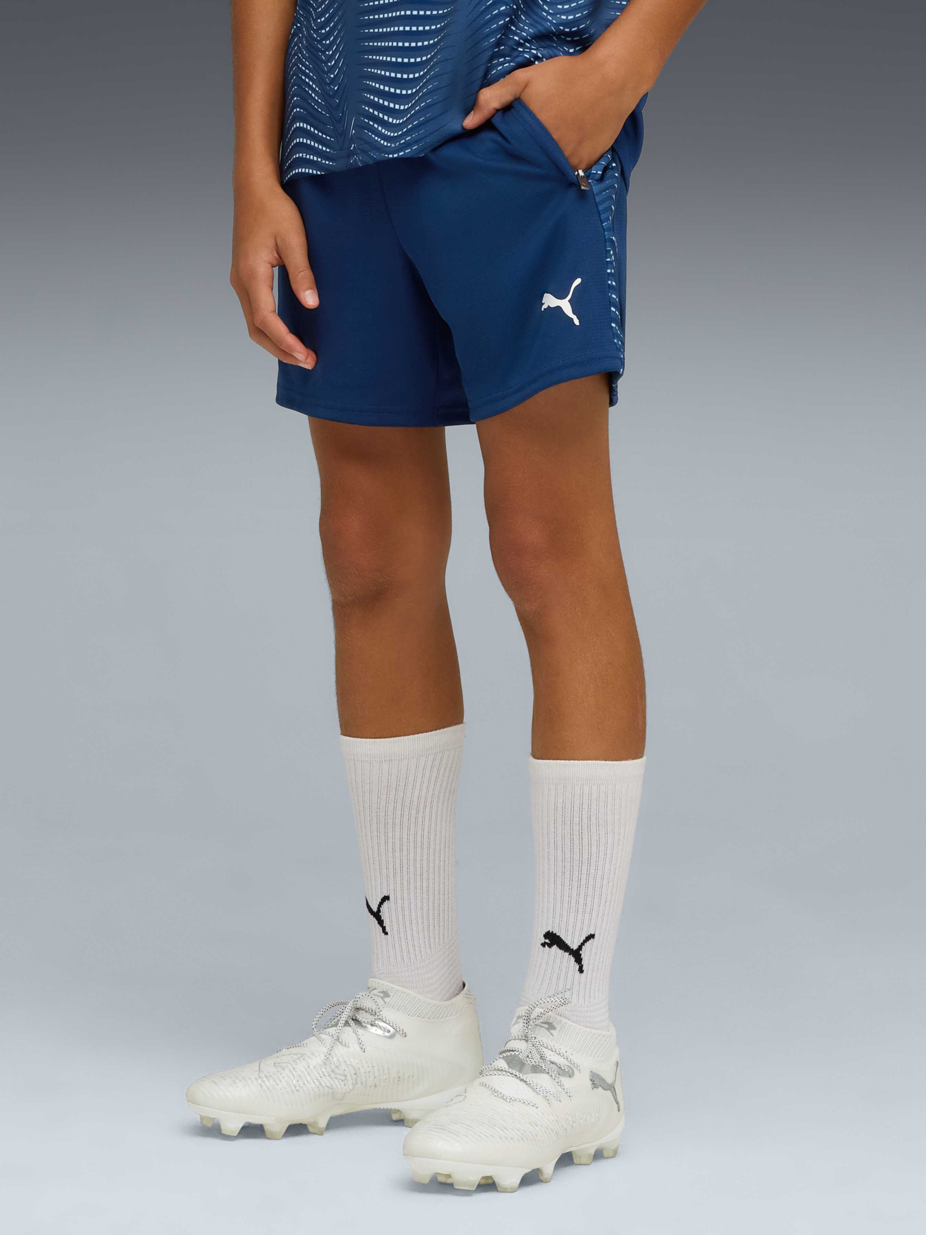 Шорты PUMA Individualfinal Shorts Jr модель 660429 Фото