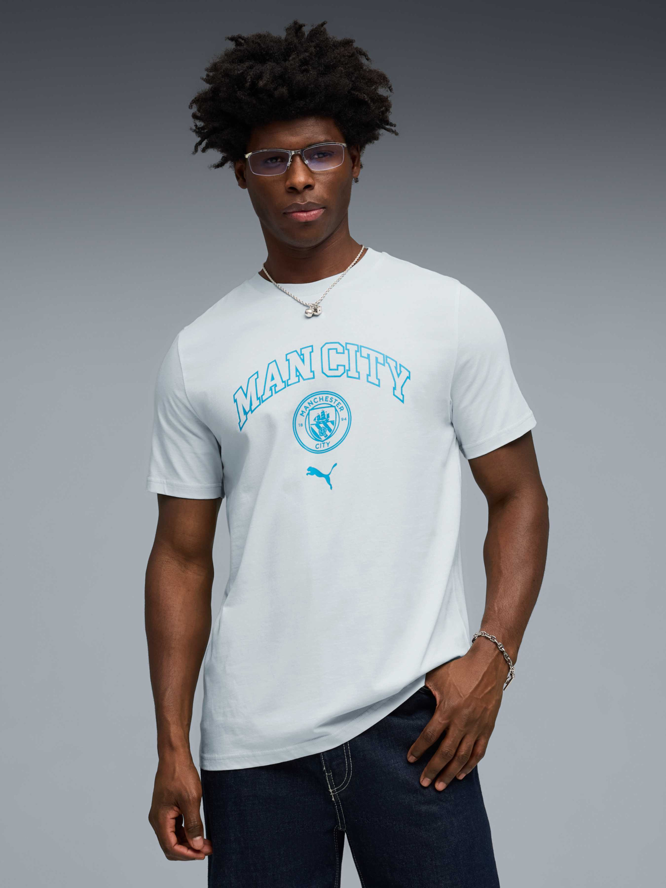 Футболки и поло PUMA Mcfc Ftblculture Tee модель 785787 Фото