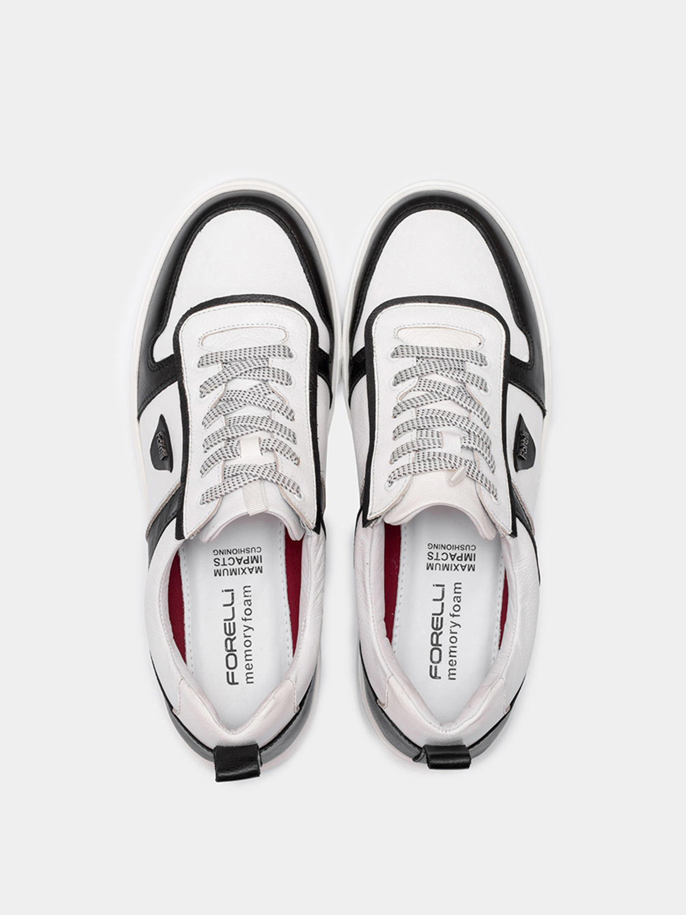 Кеди Forelli модель 46901-White.Black Фото
