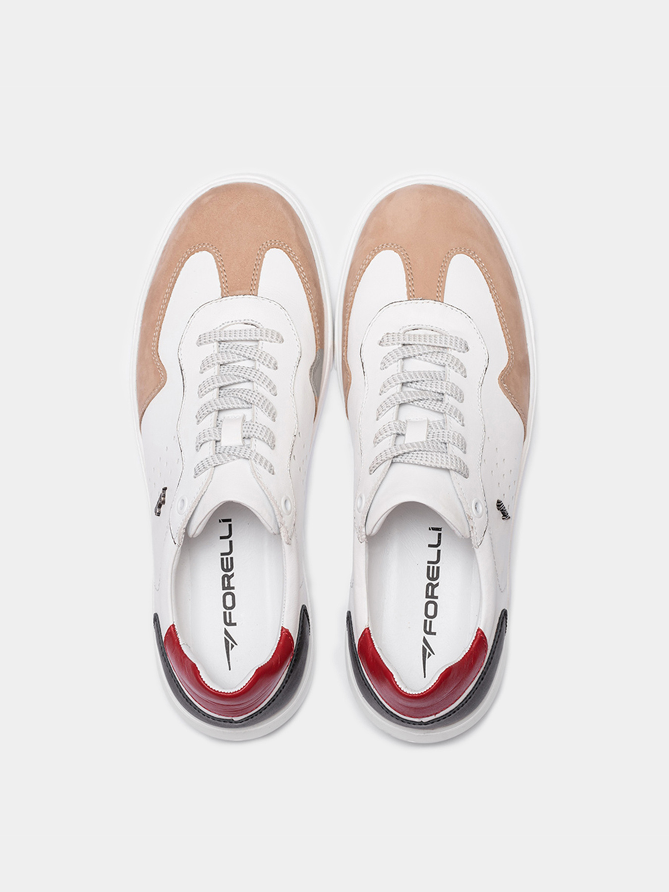 Кеды Forelli модель 39503-White.Brown Кеды Forelli модель 39503-White.Brown Фото