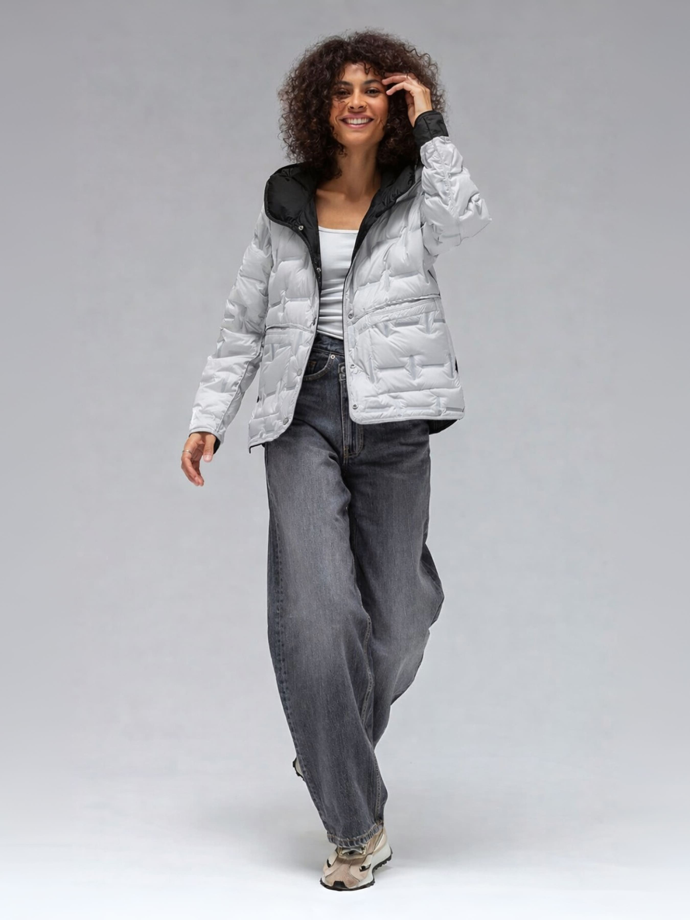 Куртки та дублянки VIVA WEAR модель 6570-black-gray Фото
