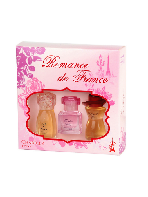 Набор миниатюр парфюмированной воды ROMANCE DE FRANCE Charrier Parfums модель 3442070336035 Фото