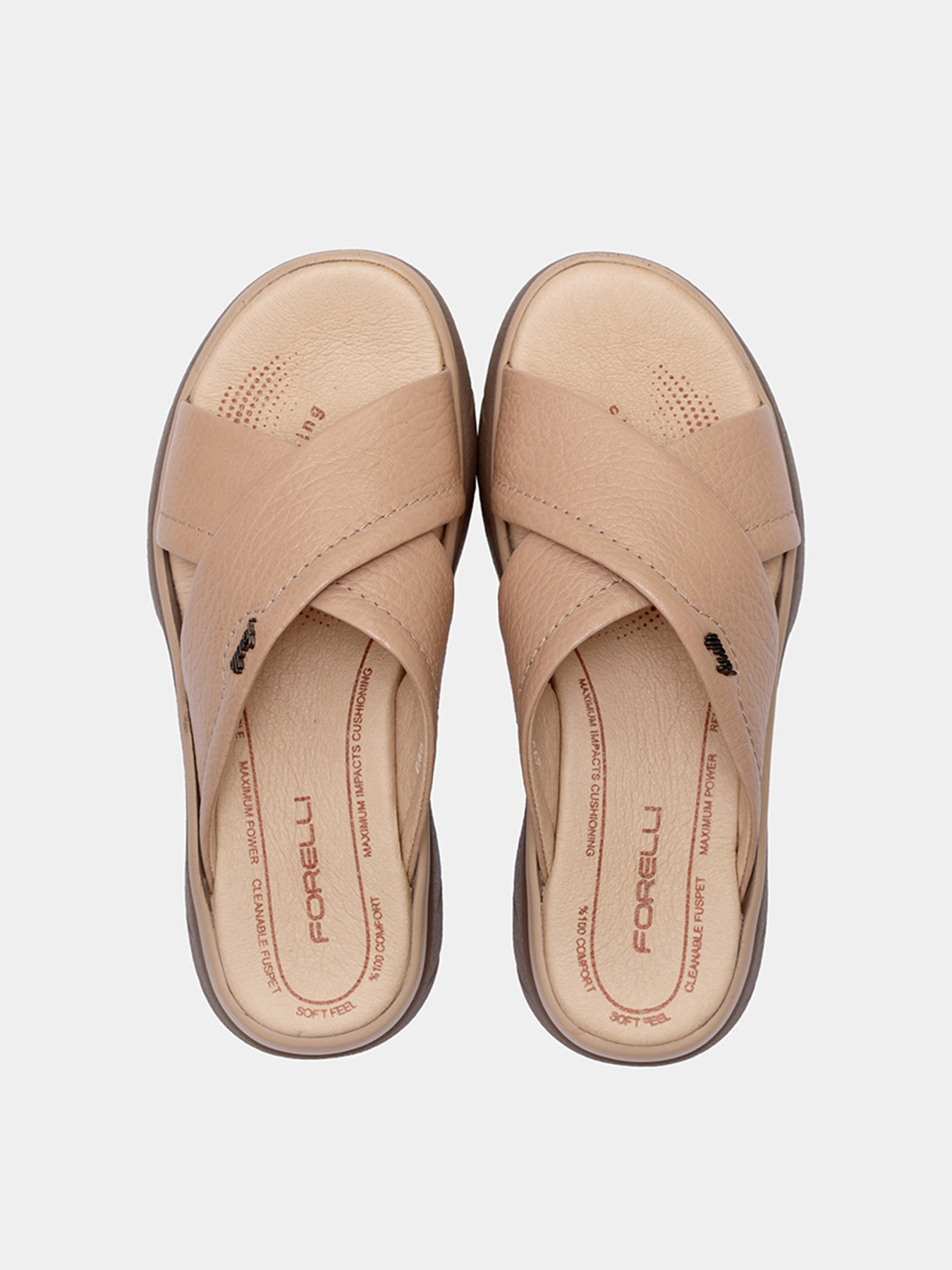 Шлёпанцы Forelli модель 29306-Beige Фото