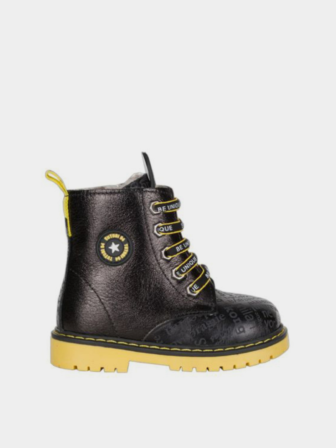Черевики та чоботи Tutubi модель 927-Black.Yellow Фото