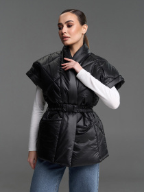 Куртки и дубленки ISSA Plus модель SA-685_черный Фото