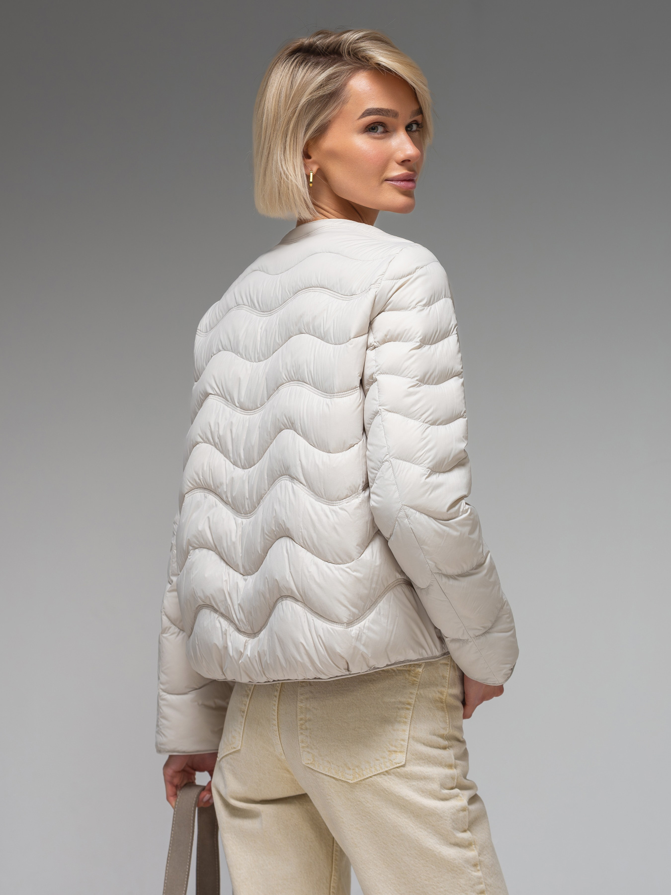 Куртки и дубленки VIVA WEAR модель 6688-light gray Фото