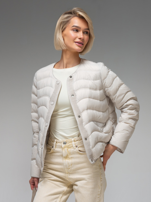 Куртки и дубленки VIVA WEAR модель 6688-light gray Фото