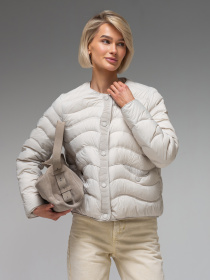 Куртки и дубленки VIVA WEAR модель 6688-light gray Фото