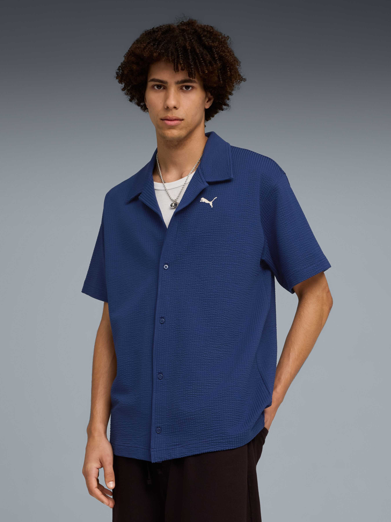 Сорочки PUMA Ess Elevated Material Shirt модель 694394 Фото