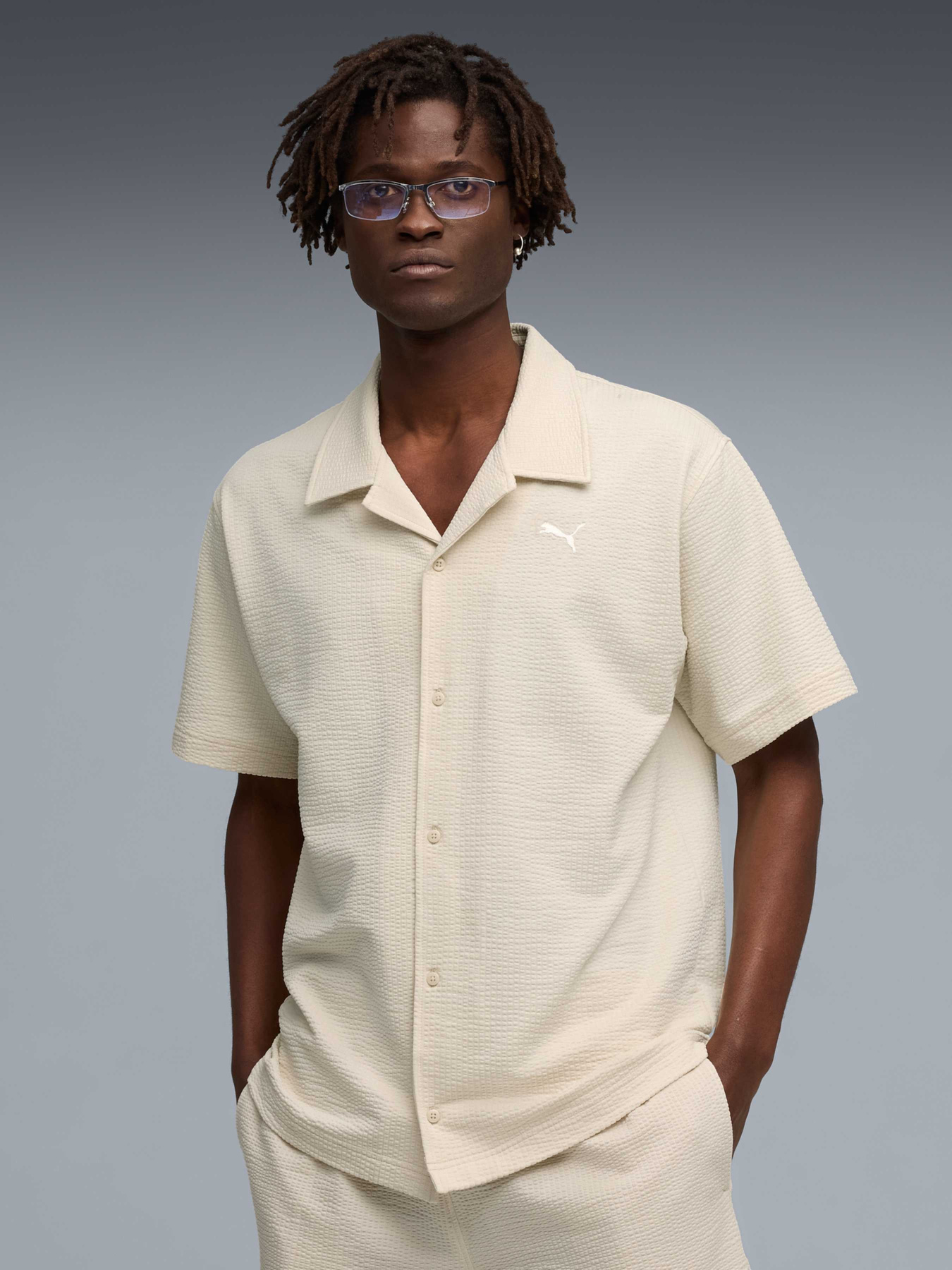 Сорочки PUMA Ess Elevated Material Shirt модель 694394 Фото
