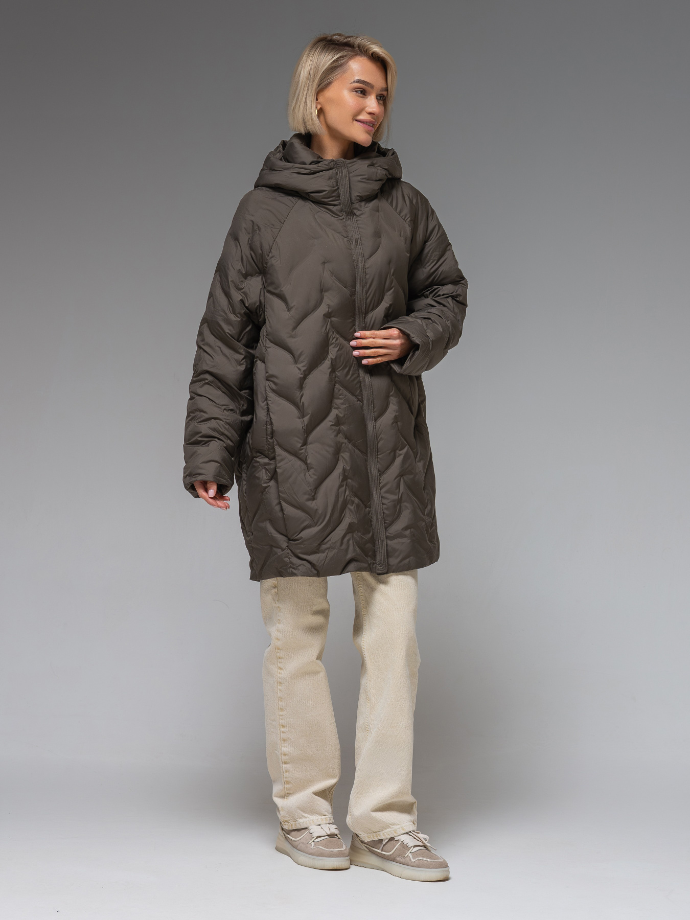 Куртки и дубленки VIVA WEAR модель 6579-khaki Фото