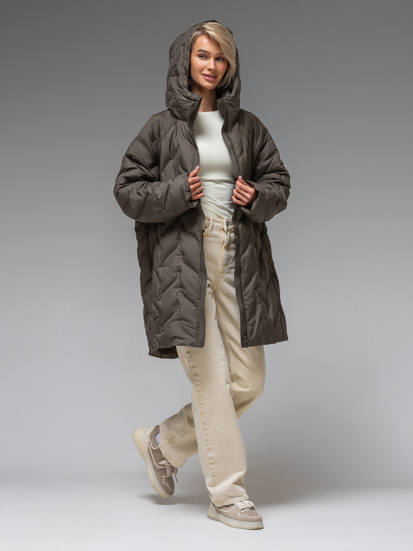 Куртки и дубленки VIVA WEAR модель 6579-khaki Фото