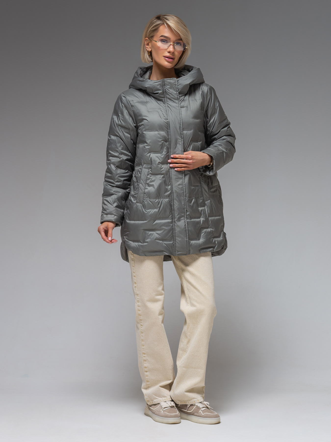 Куртки и дубленки VIVA WEAR модель 90325-Olive Фото