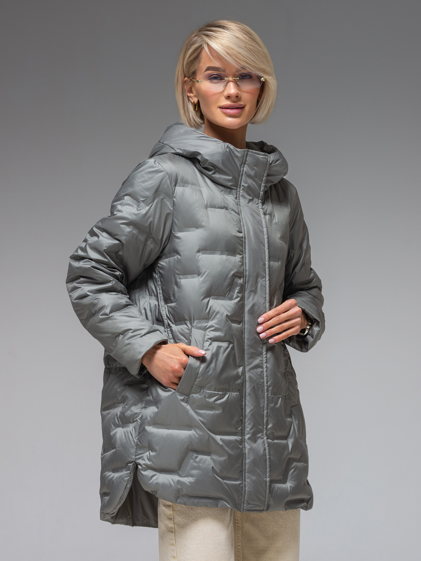 Куртки и дубленки VIVA WEAR модель 90325-Olive Фото